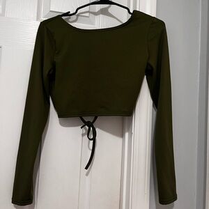 Vesti Olive Green Dress